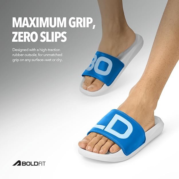 Boldfit Slippers for Man Feather Light Chappal for Man Anti Skid Sliders for Men Soft Cushioned Slides for Men Casual Mens Sliders for Boys Mens Slippers