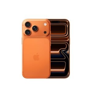 iPhone 17 Pro 1 TB: 15.93 cm (6.3″) Display with Promotion up to 120Hz, A19 Pro Chip, Breakthrough Battery Life, Pro Fusion Camera System with Center Stage Front Camera; Cosmic Orange