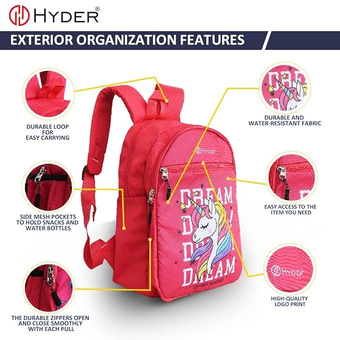 HYDER Kids 20L Cartoon Printed Best Stylish Lightweight Spacious Waterproof Casual/Picnic/Tuition/School Bag/Backpack for Children Boys And Girls